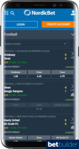 NordicBet sports betting app